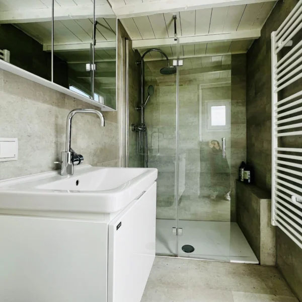 Badezimmer Seehütte Neusiedlersee